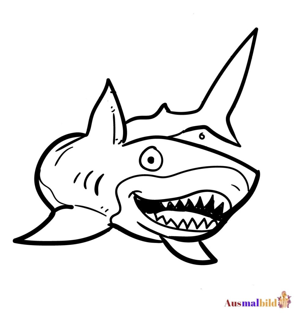 Hai Ausmalbilder. 16 einzigartige Haie Kostenlos - Drucken