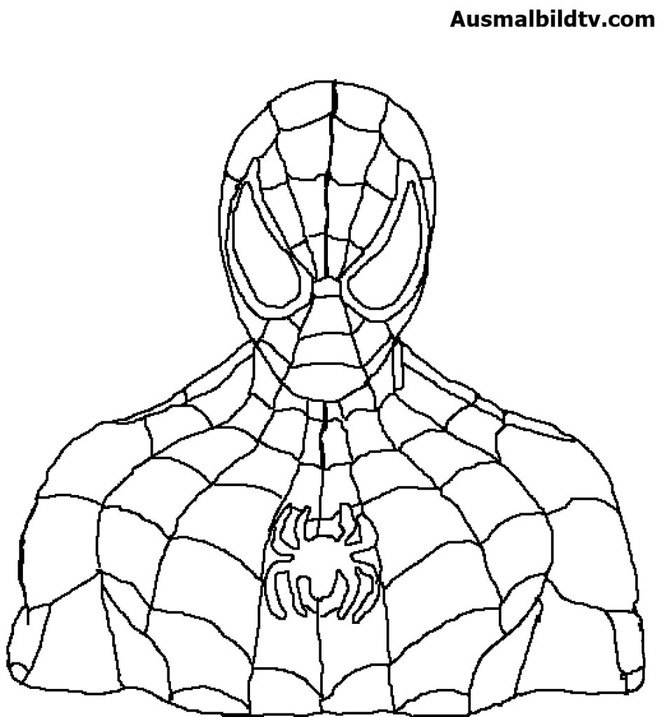 Ausmalbilder Spiderman, 7 Stück Bilder Aktivitätseite