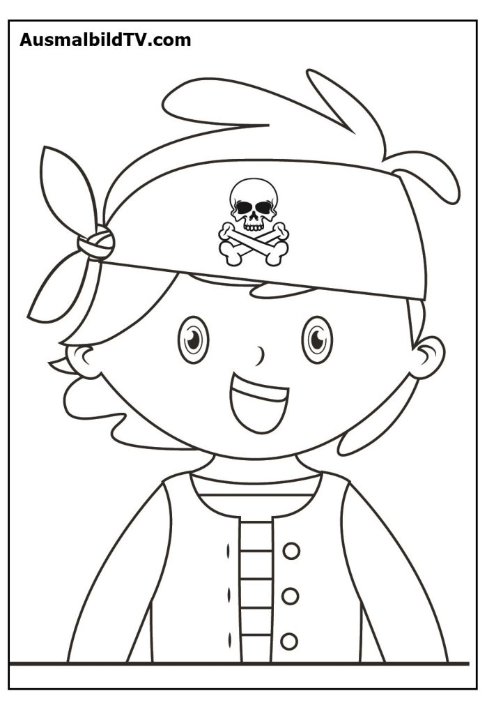 Malvorlagen Piraten für Kinder
