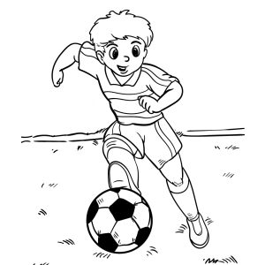 Ausmalbilder Fußball  für Jungen 10 Jahre alt Kostenlos Drucken